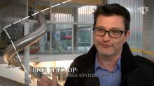 Wie glijdt de grootste indoor glijbaan ter wereld in Comics Station Antwerp ASTAD TV